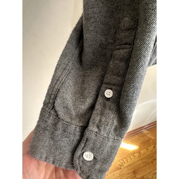 American Eagle Soft Brushed Button-Down Shirt – Gray – Men’s Small - Picture 3 of 4